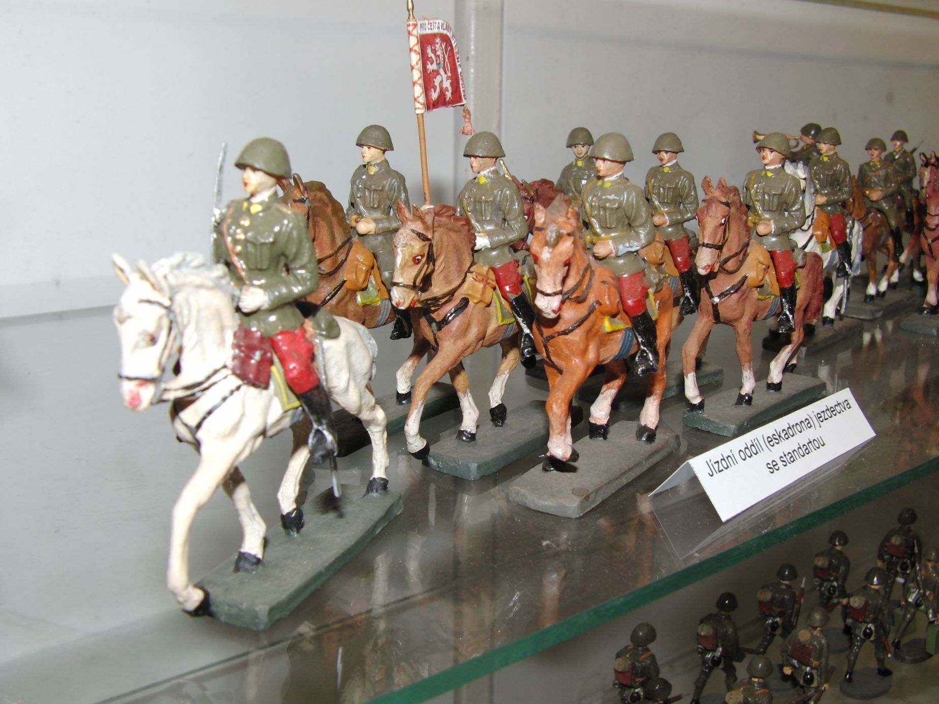 Vojáčci a modely vojenské techniky Lubora Šušlíka