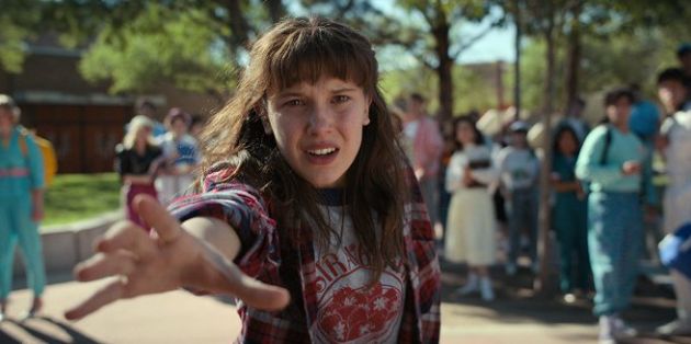 Millie Bobby Brown v seriálu Stranger Things.