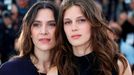 Marine Vacth (R) and Geraldine Pailhas