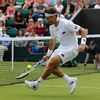 David Ferrer v 1. kole Wimbledonu 2016