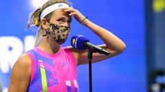 Viktoria Azarenková v semifinále US Open 2020