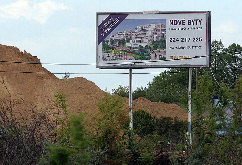 Stavba Západního města v Praze