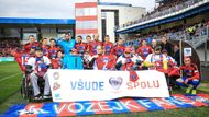 Do Štruncových sadů v neděli přijelo Slovácko a zápasu předcházela charitativní akce na podporu vozíčkářů.