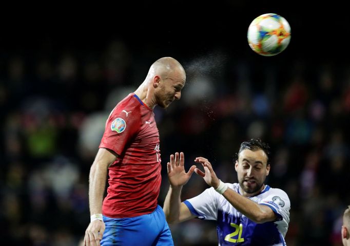 fotbal, kvalifikace ME 2020, Česko - Kosovo, Michael Krmenčík