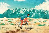 Cyklistické ilustrace a plakáty od dua Tomski & Polanski jsou stále populárnější.