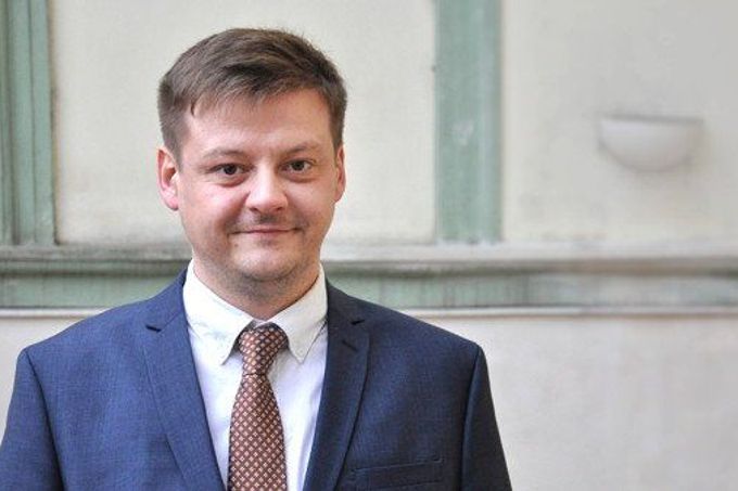 Místopředseda Pirátů Radek Holomčík.