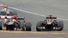 Formule 1, VC Belgie 2013: Romain Grosjean a Kimi Räikkönen, oba Lotus
