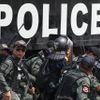 Thajsko - Bangkok - demonstrace - policie - těžkooděnci
