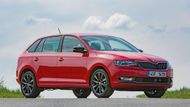 Škoda Rapid Spaceback 1.2 TSI 81 kW ve výbavě Fresh -  351 900 Kč. Slušná výbava s klimatizací i rádiem.