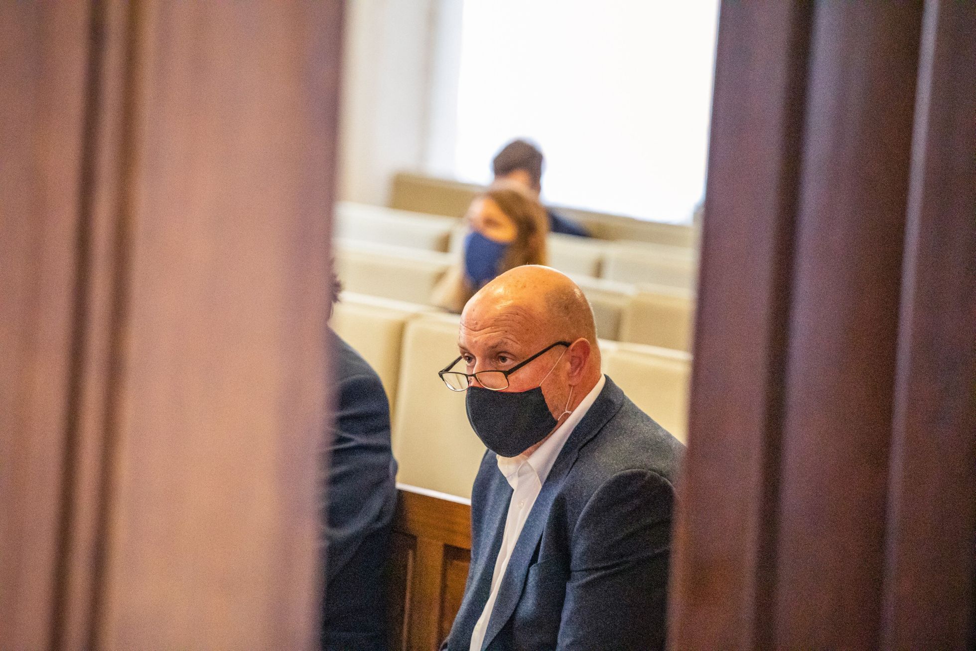 Politik ODS Jiří Hos se u brněnského soudu hájí, že společně s členy ANO žádné zakázky nemanipuloval.