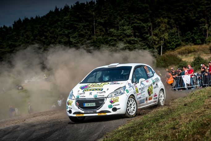 David Soldát v Peugeotu na Rallye Pačejov 2021