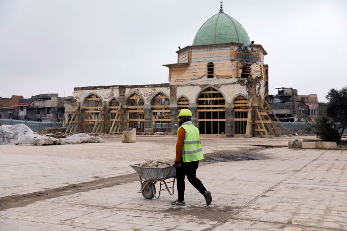 Rekonstrukce mešity začala v roce 2018 a očekává se, že dokončena bude v roce 2023