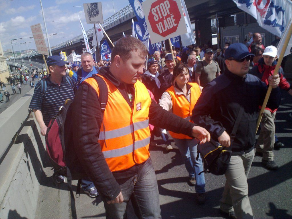 Demonstrace proti vládě