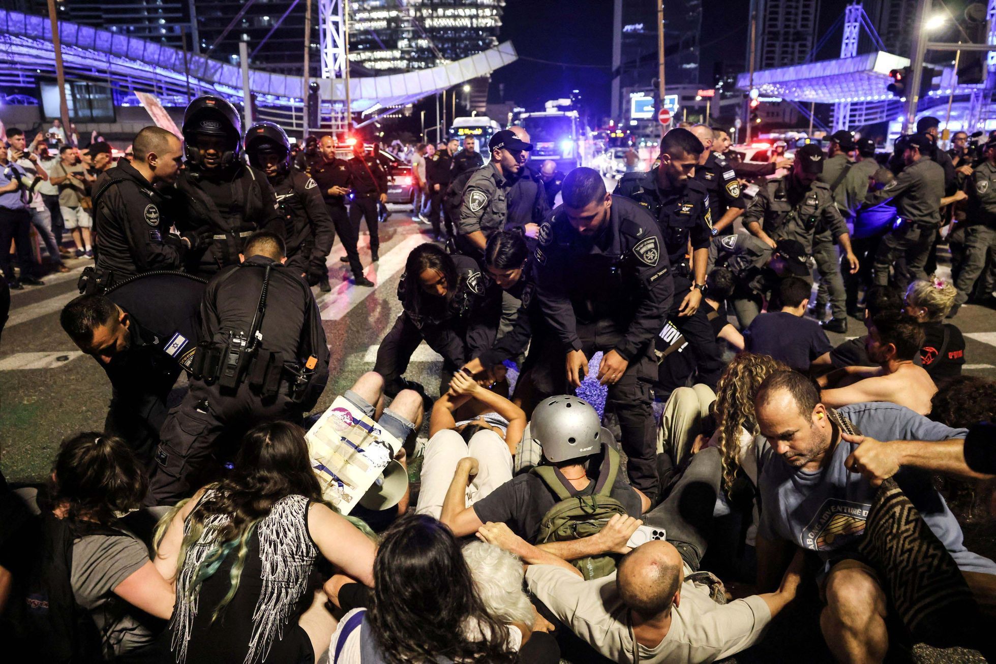 Izrael, Hamas, Gaza, rukojmí, protest, Palestina