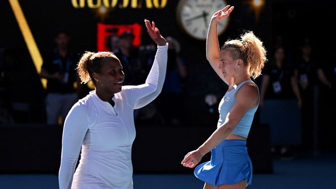 Kateřina Siniaková a Taylor Townsendová