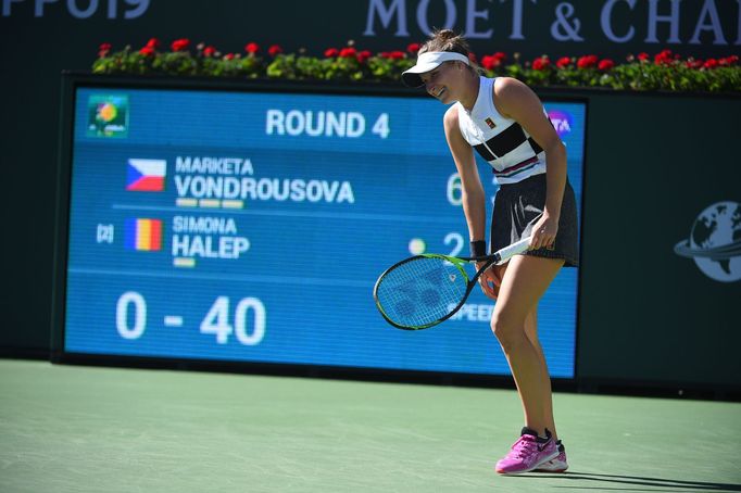 Markéta Vondroušová v Indian Wells 2019