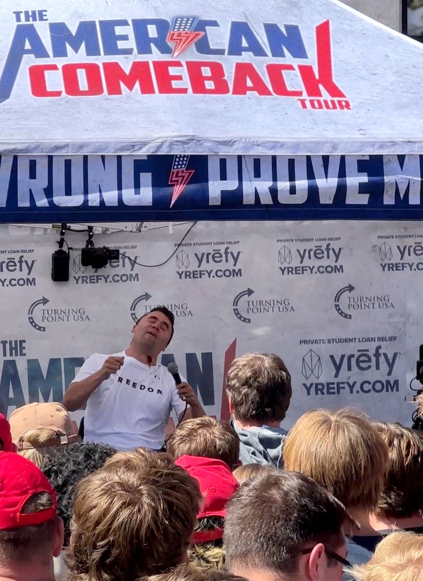 Charlie Kirk. USA, Trump, vražda, střelec, Utah, universita, MAGA