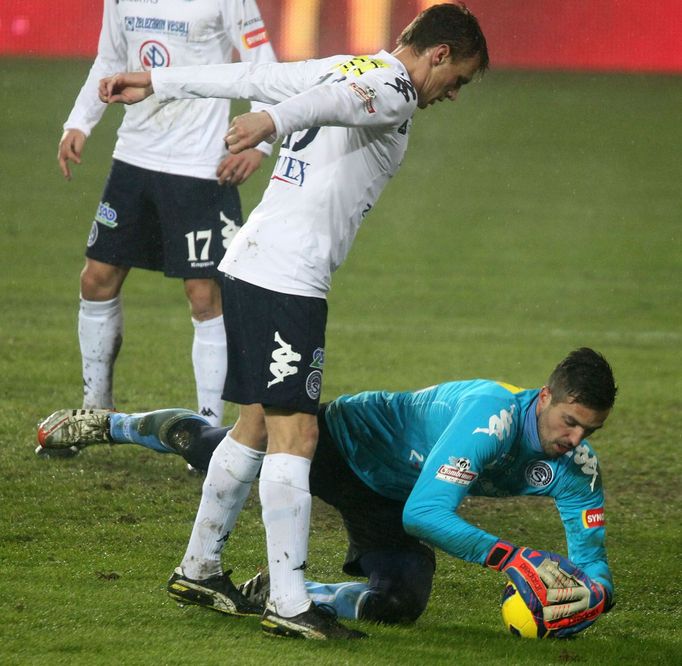 Fotbal, Gambrinus liga, Sparta - Slovácko: Dušan Melichárek (Slovácko)