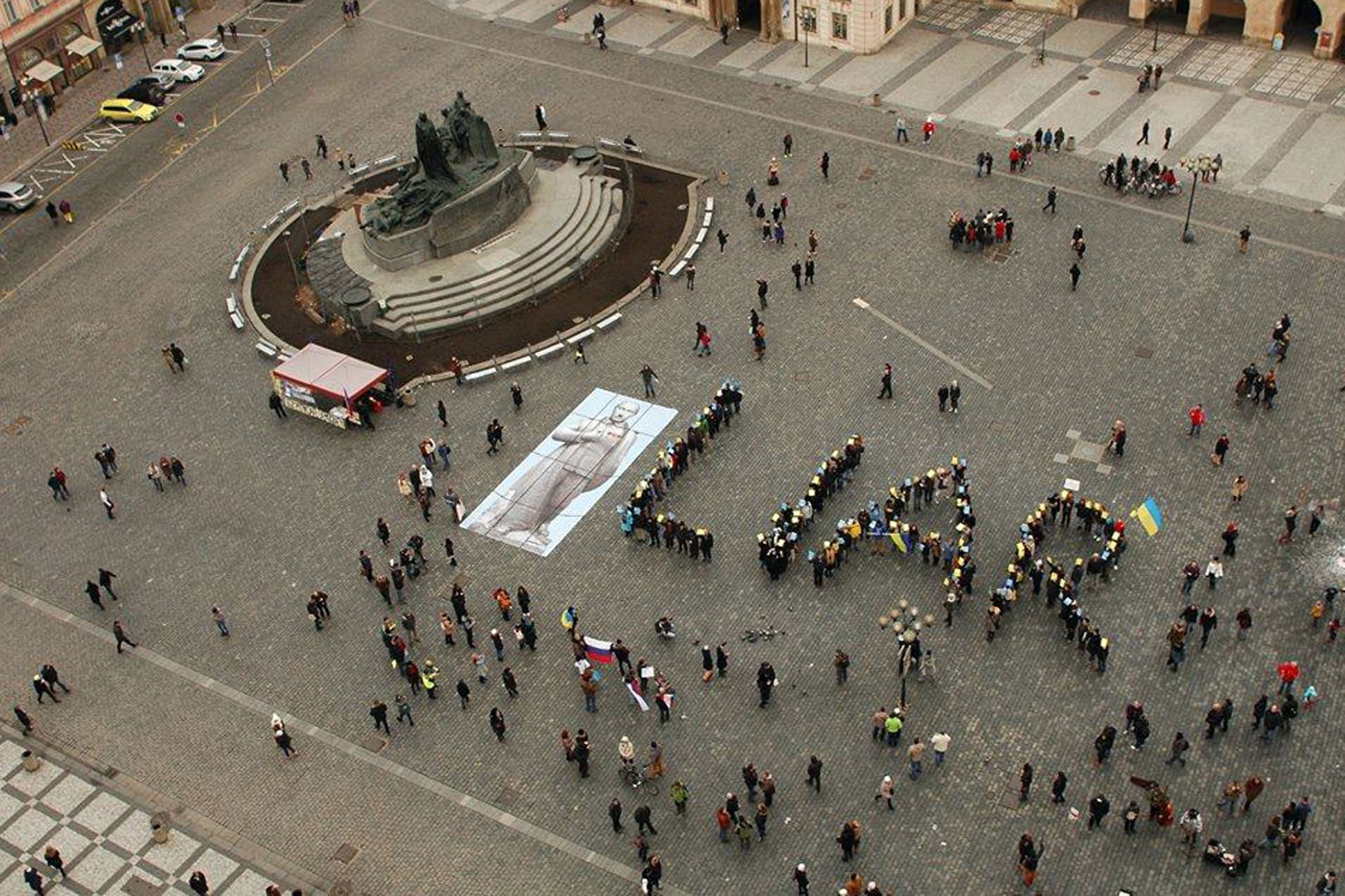 Demonstrace proti Putinovi