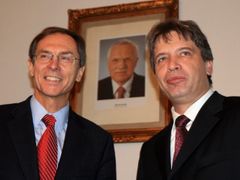 S Janem Švejnarem před prezidentskou volbou