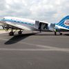 DC-3 na letišti v Ruzyni