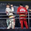 F1, VC Las Vegas 2023: Max Verstappen a Sergio Pérez (Red Bull) a Charles Leclerc, Ferrari