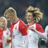 fotbal, Fortuna:Liga 2018/2019, Slavia - Baník Ostrava, Michal Frydrych, autor třetího gólu