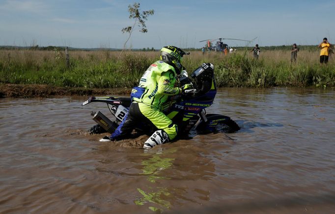 Rallye Dakar 2017, 1. etapa: Adrien Metge, Sherco