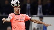 Zlatan Ibrahimovič v dresu Barcelony