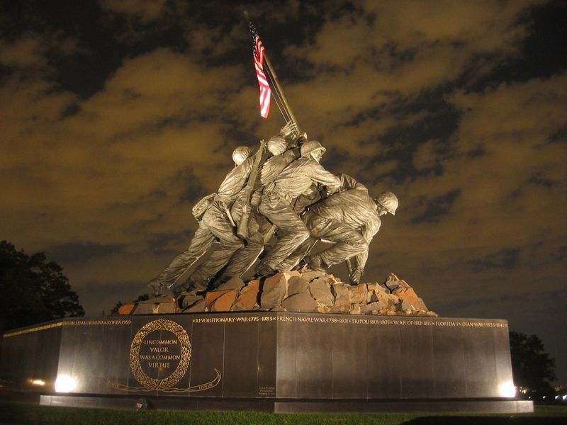 Pomník členům americké námořní pěchoty