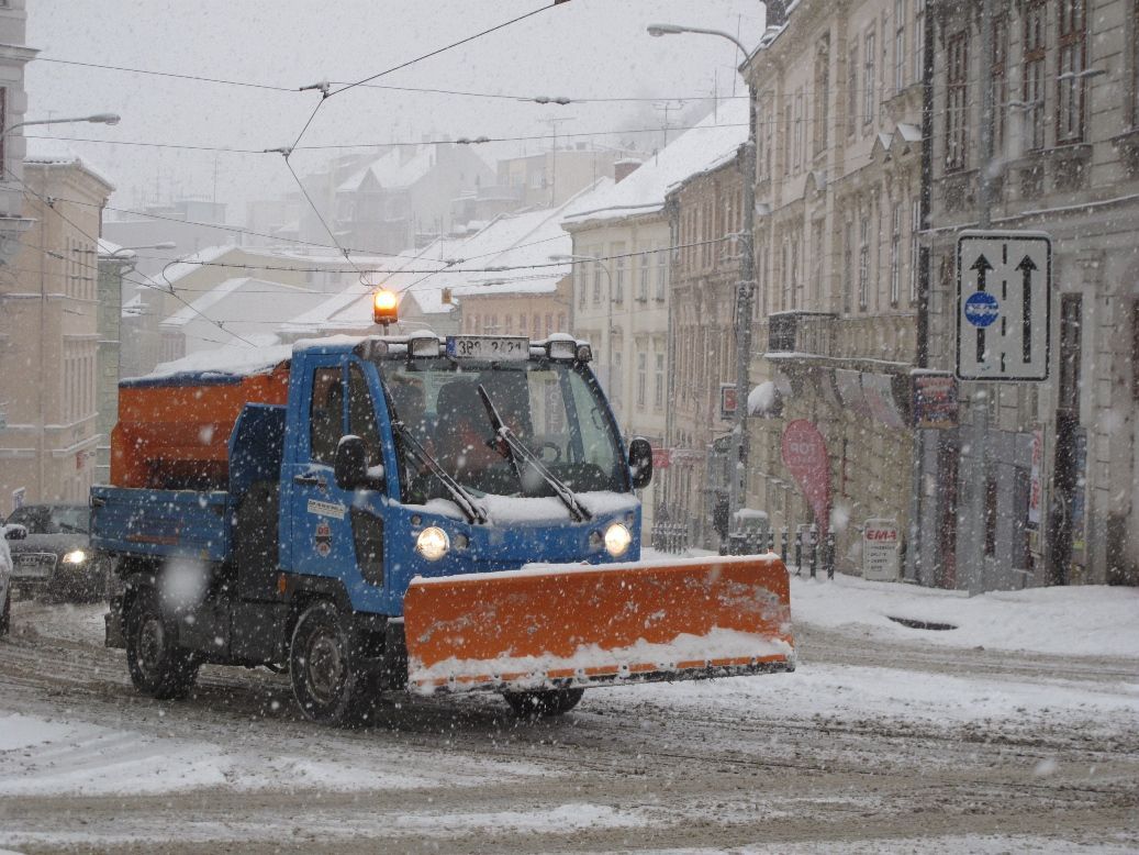 Sníh v Brně