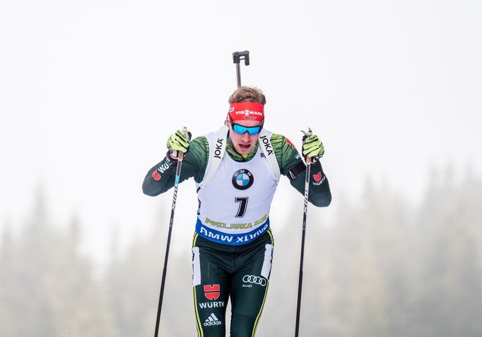 biatlon, SP 2018/2019, Pokljuka, vytrvalostní závod mužů, Němec Johannes Kühn