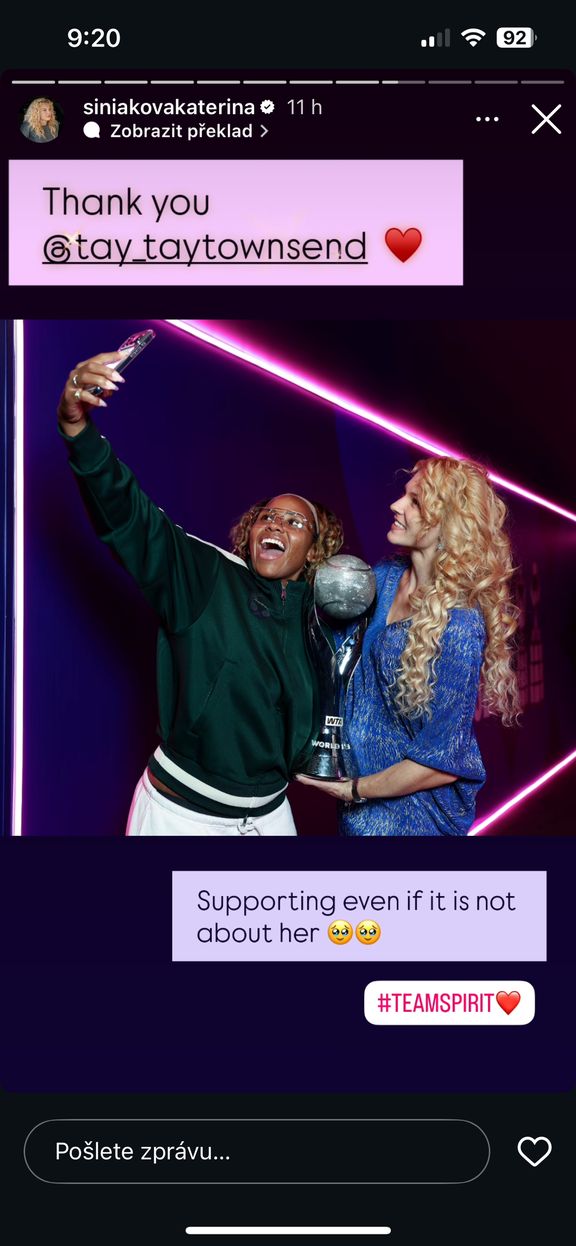 Kateřina Siniaková, Taylor Townsendová