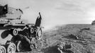 On the battlefield On the battlefield. The battle near Stalingrad. The 1941-1945 Great Patriotic War.