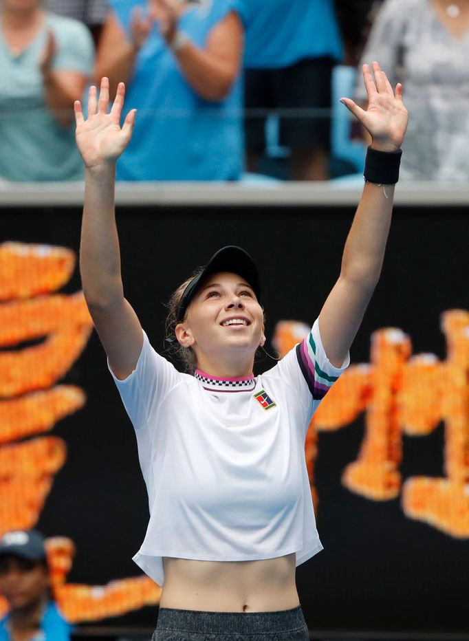 Amanda Anisimová, americká tenistka na Australian Open 2019