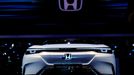 A Honda SUV e:Prototype electric vehicle (EV) is seen displayed during a media day for the Auto Shanghai show in Shanghai, China April 20, 2021. REUTERS/Aly Song