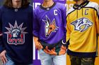 Vysmívané unikáty i připomínky Jágrovy hvězdné éry. NHL zaplavily retro dresy