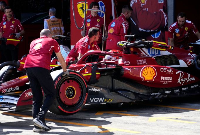 Charles Leclerc, Ferrari v kvalifikaci na VC Rakouska F1 2025