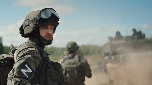 Ruští vojáci na ukrajinské frontě.