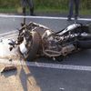 Nehoda motocyklu u Plas