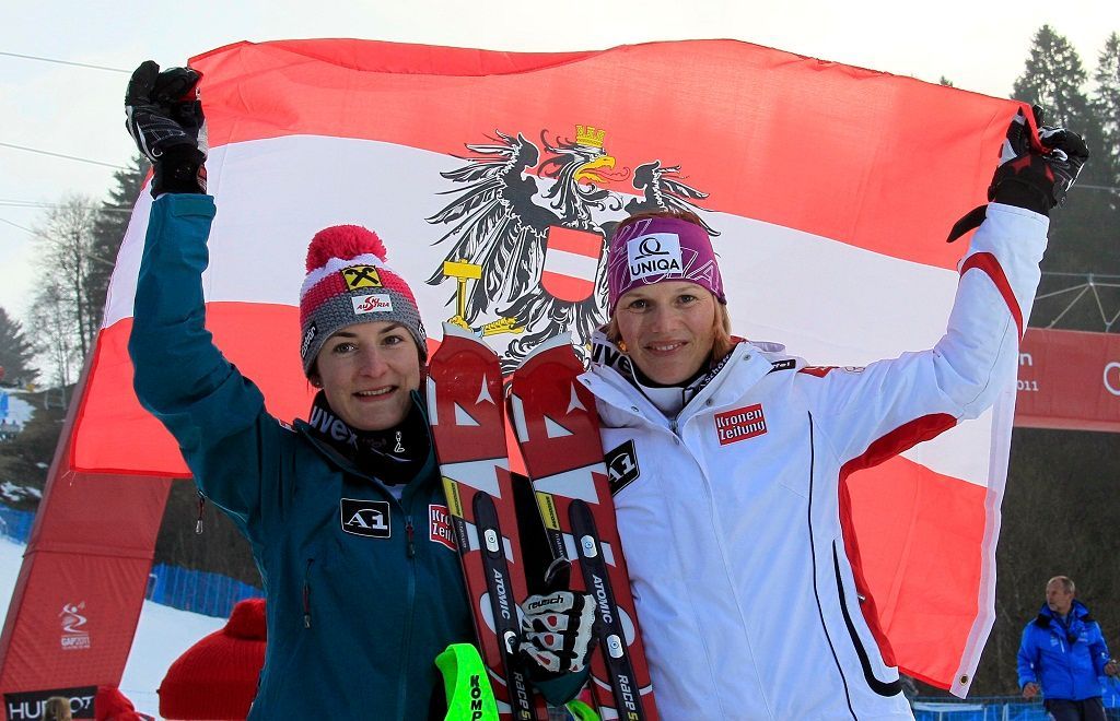 MS slalom - Zettelová a Schildová
