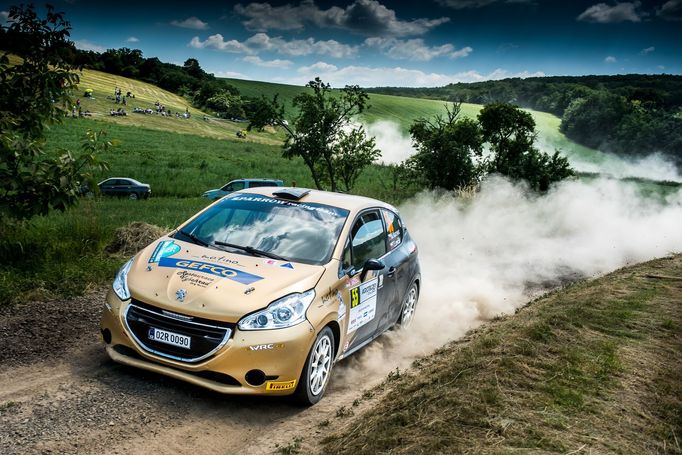 Martin Narovec , Peugeot 208 R2 na trati Rallye Hustopeče 2021