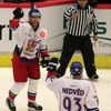 Přípravný zápas, hokej: Česko - Německo (Jiří Novotný, Petr Nedvěd, radost)