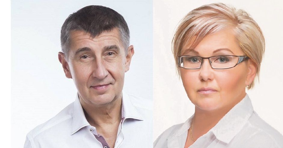 Andrej Babiš a Andrea Babišová.