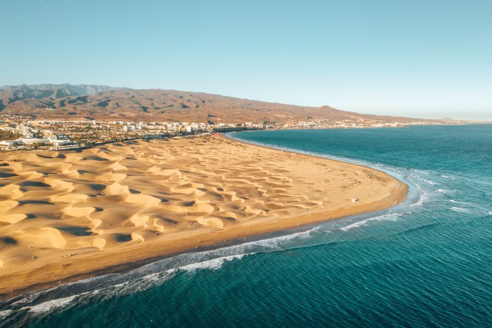 Maspalomas Dunes, Kanárské ostrovy, Španělsko