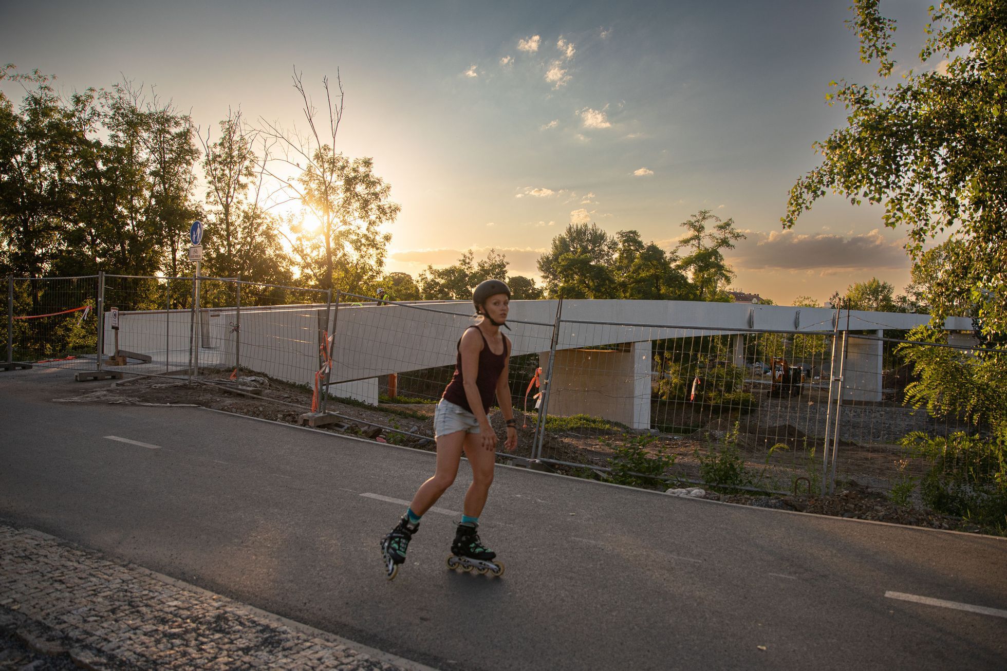 Lávka Holešovice – Karlín, architekt Petr Tej