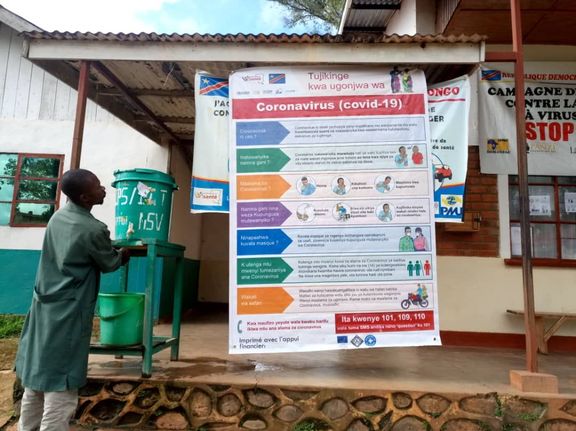 Osvětová kampaň o koronaviru v Demokratické republice Kongo