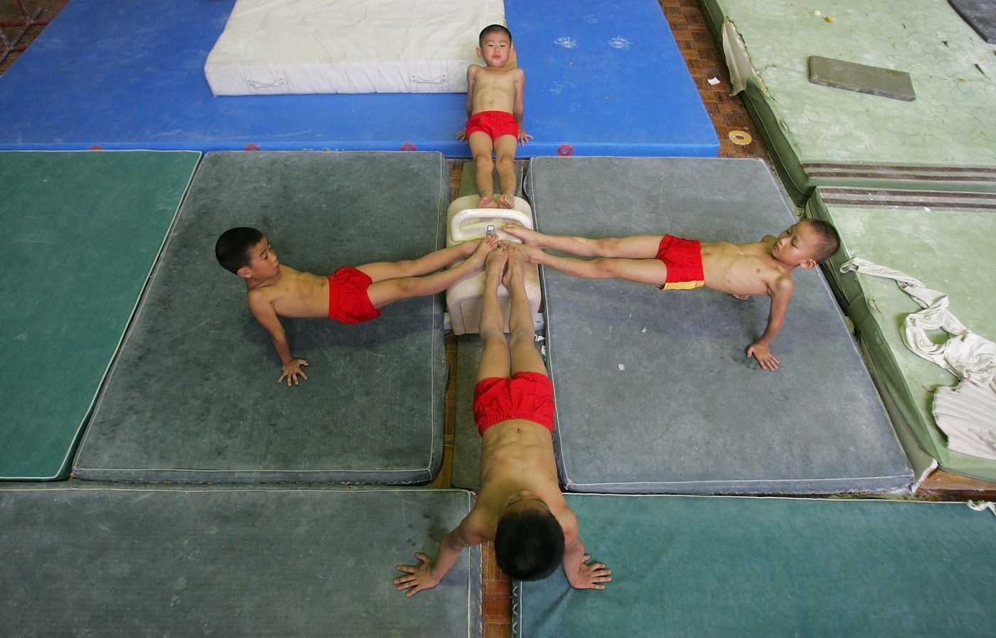 gymnastika děti sport Čína