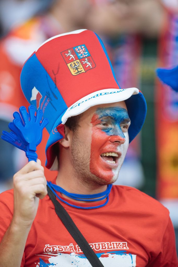 Euro 2016, Česko-Turecko: čeští fanoušci