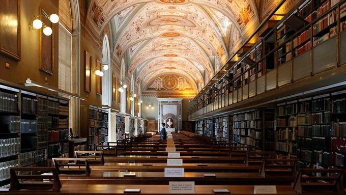 Vatikán otevírá knihovnu. Tu ze Šifry mistra Leonarda